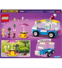 Lego Friends - Il furgone dei gelati - Lego 41715 -RARO- con Mini Bamboline di Andrea e Roxy e cane Anni 4+ 84pz