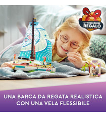 Lego Friends - L’avventura in barca a vela di Stephanie - Lego 41716 -RARO- con Imbarcazione e 3 Mini Bamboline Anni 7+ 304pz