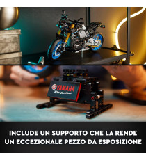 Lego Technic - Yamaha MT-10 SP - Lego 42159 Motocicletta con Motore a 4 Cilindri, Sterzo e App AR Anni 18+ 1478pz
