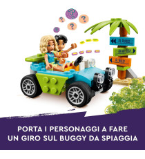 Lego Friends - Bancarella dei frullati sulla spiaggia - Lego 42625 con 2 Mini Bamboline, una Tartaruga un Buggy 213pz Anni 6+