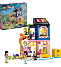 Lego Friends - Boutique vintage - Lego 42614 Negozio Giocattolo di Vestiti alla Moda, 3 Mini Bamboline 409pz Anni 6+
