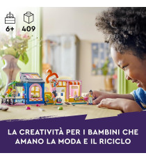 Lego Friends - Boutique vintage - Lego 42614 Negozio Giocattolo di Vestiti alla Moda, 3 Mini Bamboline 409pz Anni 6+