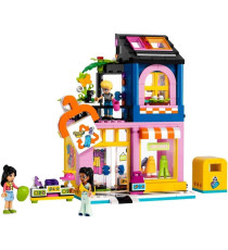 Lego Friends - Boutique vintage - Lego 42614 Negozio Giocattolo di Vestiti alla Moda, 3 Mini Bamboline 409pz Anni 6+
