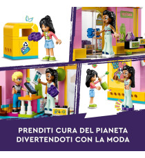 Lego Friends - Boutique vintage - Lego 42614 Negozio Giocattolo di Vestiti alla Moda, 3 Mini Bamboline 409pz Anni 6+