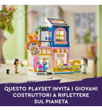 Lego Friends - Boutique vintage - Lego 42614 Negozio Giocattolo di Vestiti alla Moda, 3 Mini Bamboline 409pz Anni 6+