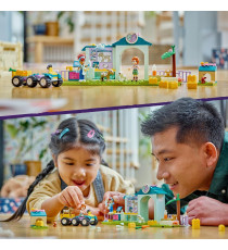 Lego Friends - La clinica veterinaria degli animali della fattoria - Lego 42632 con 2 Mini Bamboline e 3 Animali 161pz Anni 4+