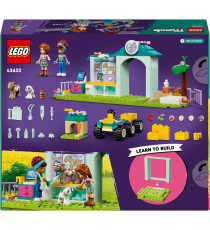 Lego Friends - La clinica veterinaria degli animali della fattoria - Lego 42632 con 2 Mini Bamboline e 3 Animali 161pz Anni 4+