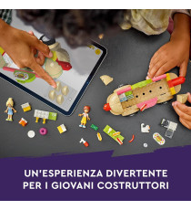 Lego Friends - Food Truck hot-dog - Lego 42633 Piccolo Camion con Cucina, 2 Mini Bamboline, il Gatto 100pz Anni 4+