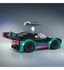 Lego City - Auto da corsa e trasportatore - Lego 60406 Rampa Funzionante, Pilota e Camionista Anni 6+ 328pz