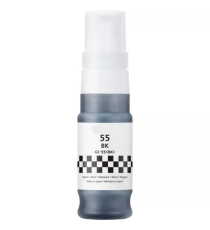 Flacone di inchiostro GI-55BK nero 6292C001 ink pigment serbatoio compatibile per Canon Maxify GX1050,GX2050 GI55 capacità 50ml