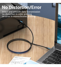 Cavo usb per stampante 2mt Vention CQUBH USB-C 2.0 maschio a USB-B maschio fino a 480 Mbs nero, Corrente supportata 2A Cavo usb per stampante 2mt Vention CQUBH USB-C 2.0 maschio a USB-B maschio fino a 480 Mbs nero, Corrente supportata 2A