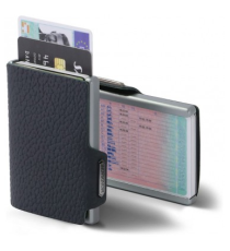 Porta tessere Mondraghi ONE BLUE - mini wallet in pelle con protezione RFID,fno a 9 tessere + banconote Made in Italy Porta tessere Mondraghi ONE BLUE - mini wallet in pelle con protezione RFID,fno a 9 tessere + banconote Made in Italy