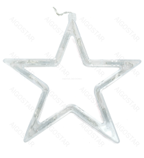 Catena luminosa solare a cascata con luci a luna e stelle 120led 3mtx0.6mt 12 fili 2700K luce calda 8 giochi luce,IP65 esterno