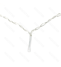 Catena luminosa solare a cascata con luci a luna e stelle 120led 3mtx0.6mt 12 fili 2700K luce calda 8 giochi luce,IP65 esterno