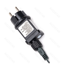 Catena luminosa a basso voltaggio con luci a fiocco di neve,Rgby multicolor 3mtx0.7m, collegabile in serie IP44 da est/int