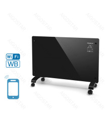 Termoconvettore Wifi Bluetooth SMART con display LED 2000W Controllo da remoto tramite APP,Modalità ECO Termoconvettore Wifi Bluetooth SMART con display LED 2000W Controllo da remoto tramite APP,Modalità ECO