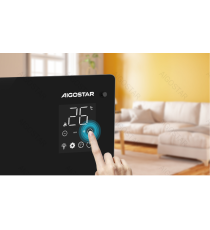Termoconvettore Wifi Bluetooth SMART con display LED 2000W Controllo da remoto tramite APP,Modalità ECO Termoconvettore Wifi Bluetooth SMART con display LED 2000W Controllo da remoto tramite APP,Modalità ECO