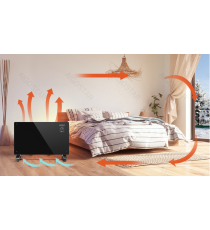 Termoconvettore Wifi Bluetooth SMART con display LED 2000W Controllo da remoto tramite APP,Modalità ECO Termoconvettore Wifi Bluetooth SMART con display LED 2000W Controllo da remoto tramite APP,Modalità ECO