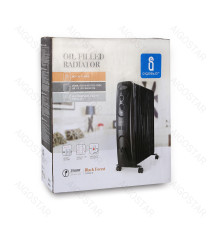 Radiatore elettrico 13 elementi 2500W,Potenza e temperatura regolabili, Versione Deluxe - Termoradiatore ad olio 13elementi Radiatore elettrico 13 elementi 2500W,Potenza e temperatura regolabili, Versione Deluxe - Termoradiatore ad olio 13elementi