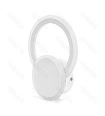 Applique led in ferro e acrilico bianco 20W 2600lm 2700K luce calda misura L200xW265xH65mm da interno, design elegante