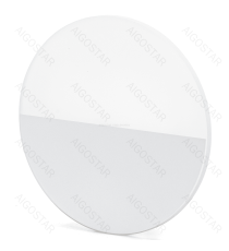 Applique led in ferro e acrilico bianco 9W 1080lm 2700K luce calda misura 200xH45mm da interno, design elegante