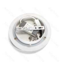 Applique led in ferro e acrilico bianco 16W 1900lm 2700K luce calda misura L200xW200xH60mm da interno, design elegante