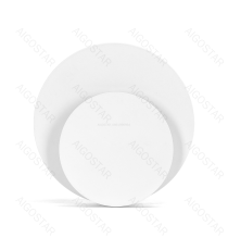 Applique led in ferro e acrilico bianco 16W 1900lm 2700K luce calda misura L200xW200xH60mm da interno, design elegante