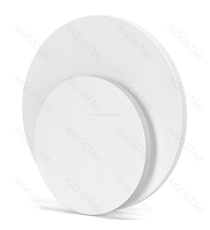Applique led in ferro e acrilico bianco 16W 2400lm 2700K luce calda misura L200xW200xH60mm da interno, design elegante