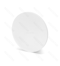 Applique led in metallo bianca 12W 1400lumen 3000K luce calda misura D250xH35mm IP20 da interno, design elegante