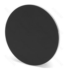 Applique led in metallo nera 6,5W 750lumen 6500K luce fredda misura D180xH35mm IP20 da interno, design elegante