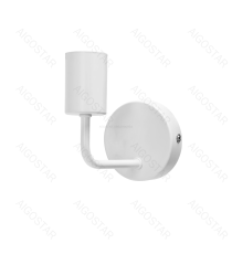 Applique in metallo bianca con attacco E27 max. 40w misura L90xW145xH140mm da interno