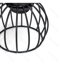 Applique in metallo nera opaco con attacco E27 max. 40w misura 120xH200mm lampada orientabile, da interno