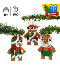 Lego Natale - Ornamenti di pan di zenzero – Lego 40642 Decorazione di Natale per la Casa da Appendere 190pz Anni 6+ Lego Natale - Ornamenti di pan di zenzero – Lego 40642 Decorazione di Natale per la Casa da Appendere 190pz Anni 6+