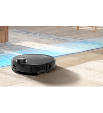 Robot aspirapolvere e lavapavimenti Smart con laser WiFi WB nero 12W, Contenitore polvere da 500 ml,Vaschetta acqua da 280ml
