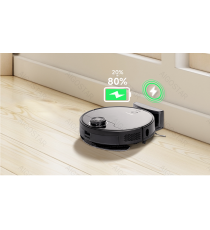 Robot aspirapolvere e lavapavimenti Smart con laser WiFi WB nero 12W, Contenitore polvere da 500 ml,Vaschetta acqua da 280ml