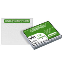 Busta adesiva Speedy Doc - con stampa contiene documenti - C5 (23 x 16,5 cm) - PPL/PE - trasparente - Favorit - conf. Busta adesiva Speedy Doc - con stampa contiene documenti - C5 (23 x 16,5 cm) - PPL/PE - trasparente - Favorit - conf.