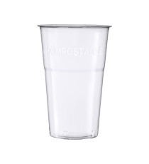 Bicchiere birra in PLA - 390 ml - trasparente - Dopla Green - conf. 20 pezzi Bicchiere birra in PLA - 390 ml - trasparente - Dopla Green - conf. 20 pezzi