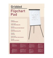 Blocco per lavagna - 20 fogli - 65 x 98 cm - quadretti 2,5 x 2,5 cm - bianco - Starline Blocco per lavagna - 20 fogli - 65 x 98 cm - quadretti 2,5 x 2,5 cm - bianco - Starline