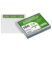 Busta adesiva Speedy Doc - con stampa contiene documenti - C6 (16,5 x 11 cm) - PPL/PE - trasparente - Favorit - conf. Busta adesiva Speedy Doc - con stampa contiene documenti - C6 (16,5 x 11 cm) - PPL/PE - trasparente - Favorit - conf.