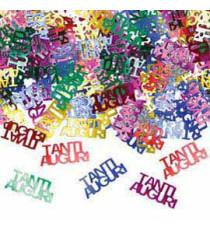 Coriandoli in plastica Tanti Auguri - 15 gr - Big Party Coriandoli in plastica Tanti Auguri - 15 gr - Big Party