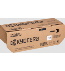 Kyocera TK-3400 nero 1T0C0Y0NL0 toner originale per Kyocera Ecosys PA4500X ,MA4500fx KL3 TK3400 capacità 12.500 pagine