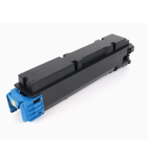 Toner 5516C ciano compatibile 1T02Z6CUT0 + vaschetta per Utax 358ci, Triumph Adler 358ci CK5516 capacità 10.000 pagine