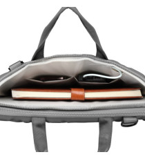 Borsa porta notebook Vacallo 16 - PET - grigio chiaro - SWISS Digital DESIGN Borsa porta notebook Vacallo 16 - PET - grigio chiaro - SWISS Digital DESIGN