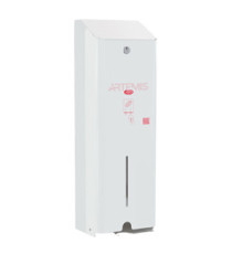 Dispenser assorbenti Artemis - 1 colonna - metallo verniciato - bianco - Mar Plast