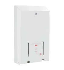 Dispenser assorbenti Artemis - 2 colonne - metallo verniciato - bianco - Mar Plast Dispenser assorbenti Artemis - 2 colonne - metallo verniciato - bianco - Mar Plast