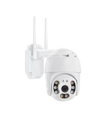 Telecamera smart di videosorveglianza 1920x1080P/2MPx rotante IP65 da esterno, Wi-fi o ethernet,slot memory card, alta qualità Telecamera smart di videosorveglianza 1920x1080P/2MPx rotante IP65 da esterno, Wi-fi o ethernet,slot memory card, alta qualità