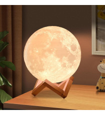 Lampada luna 3d da scrivania,moon light ,con ricarica usb,Rgb telecomando 16 colori, luce notturna misura Diametro: 12 cm Lampada luna 3d da scrivania,moon light ,con ricarica usb,Rgb telecomando 16 colori, luce notturna misura Diametro: 12 cm
