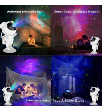 Proiettore a led Astronauta effetto cielo stellato SM4 galassia a soffitto con telecomando,lampada luce notturna 8 modalità Proiettore a led Astronauta effetto cielo stellato SM4 galassia a soffitto con telecomando,lampada luce notturna 8 modalità