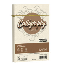 Busta Calligraphy Canvas - 120 x 180 mm - 100 gr - avorio 02 - Favini - conf. 25 pezzi