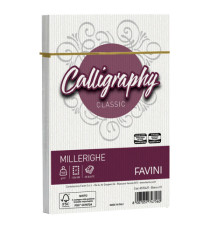 Busta Calligraphy Millerighe - 120 x 180 mm - 100 gr - bianco 01 - Favini - conf. 25 pezzi Busta Calligraphy Millerighe - 120 x 180 mm - 100 gr - bianco 01 - Favini - conf. 25 pezzi
